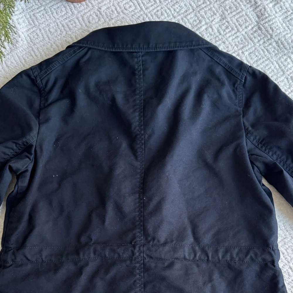 MICHAEL Michael Kors Navy Jacket with Gold Accents Sz S